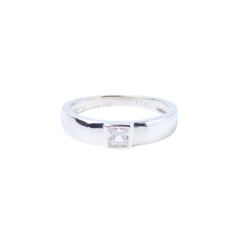 Square Edge Ring For Him