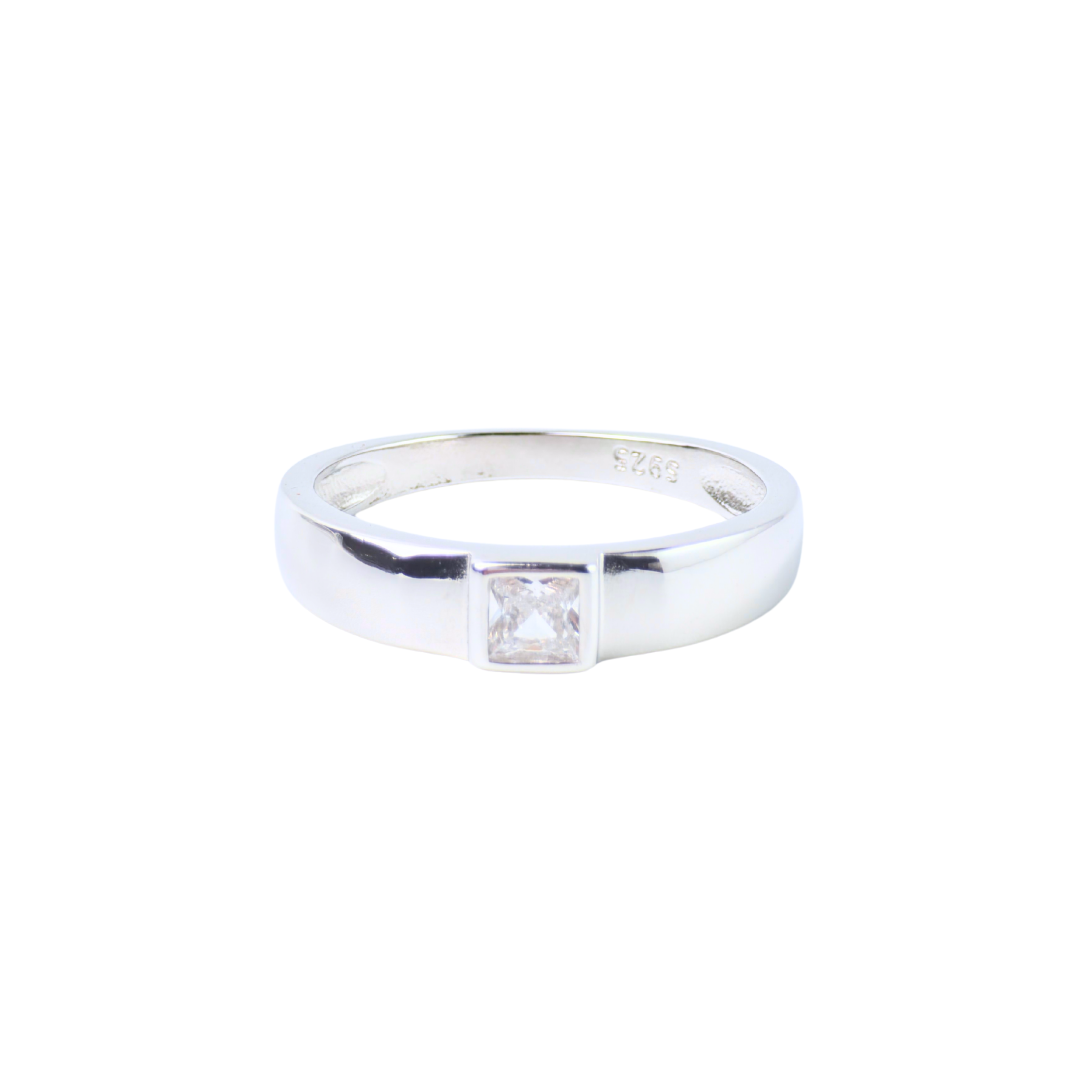 Square Edge Ring For Him