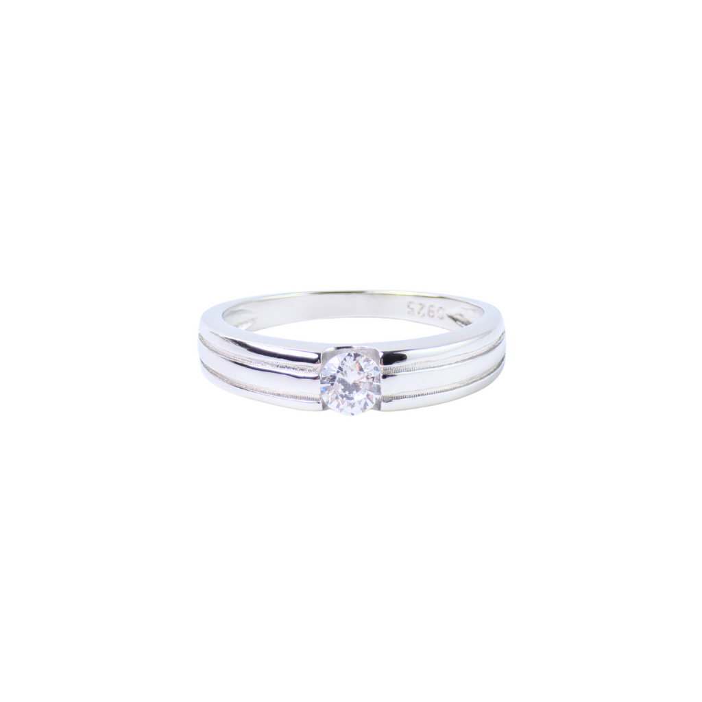 Silver Horizon Ring For Him