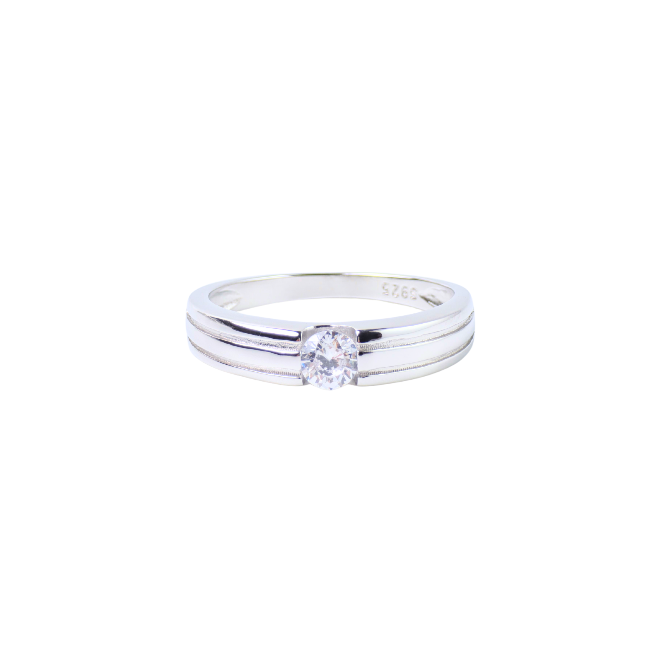 Silver Horizon Ring For Him