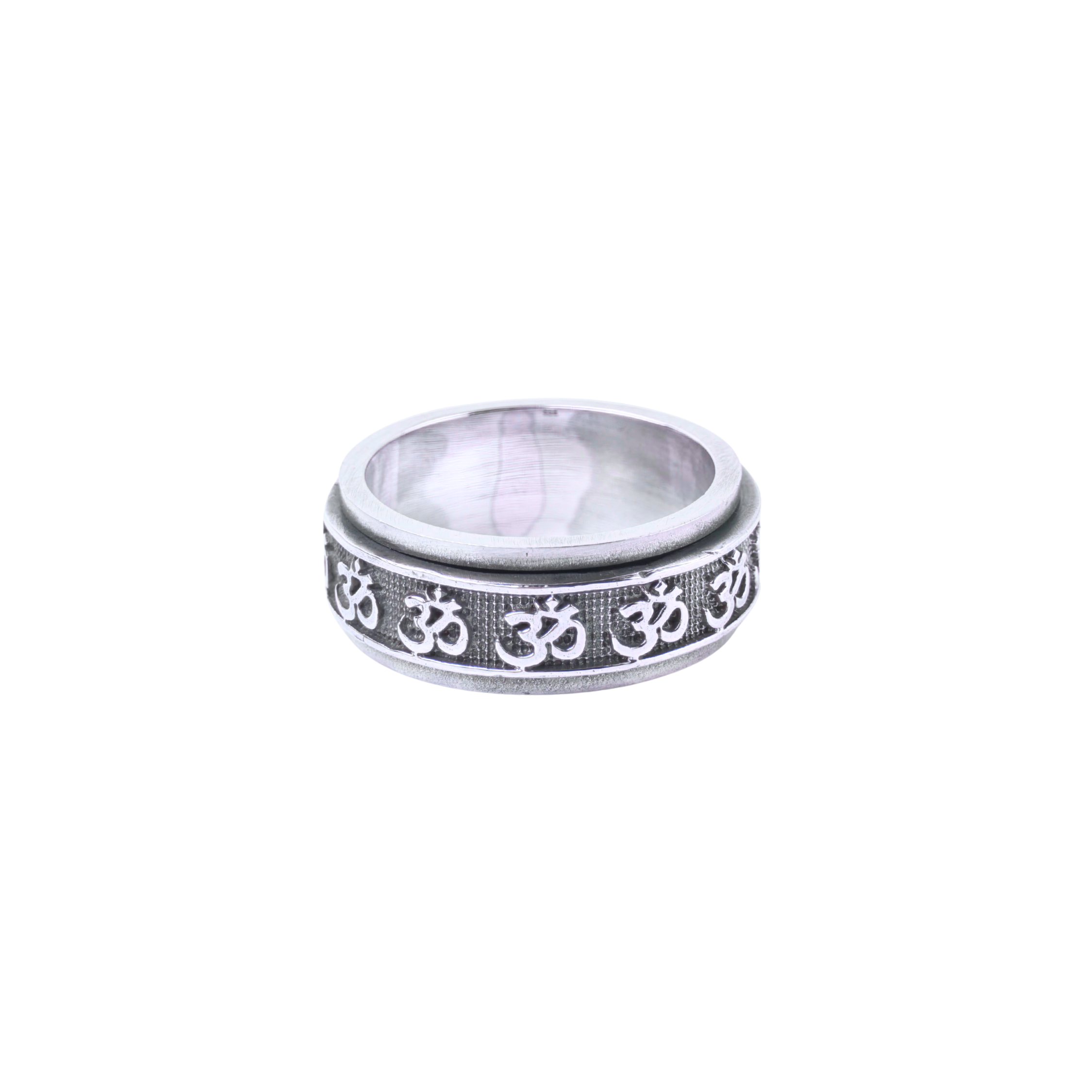 Om Aura Spinner Ring For Him
