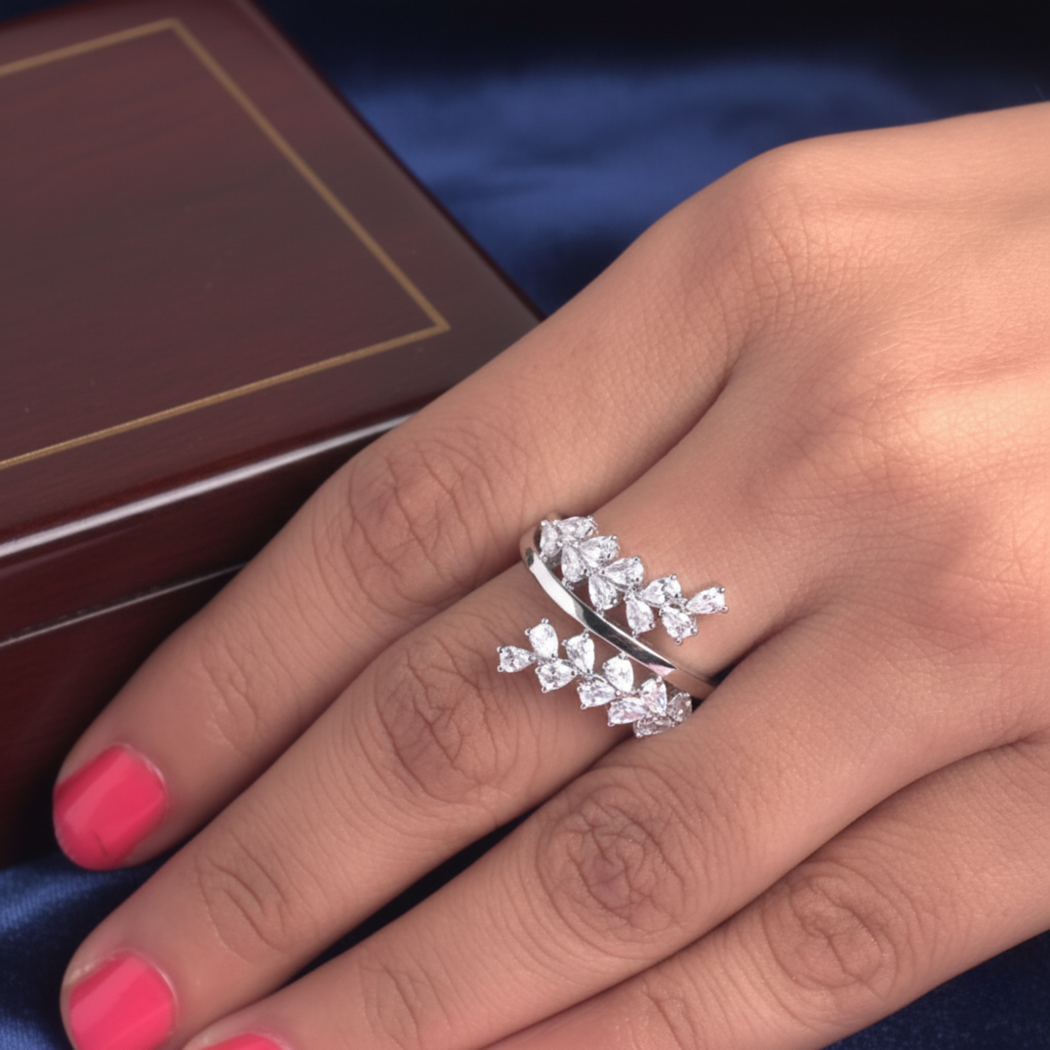 Silver Pure Poise Ring