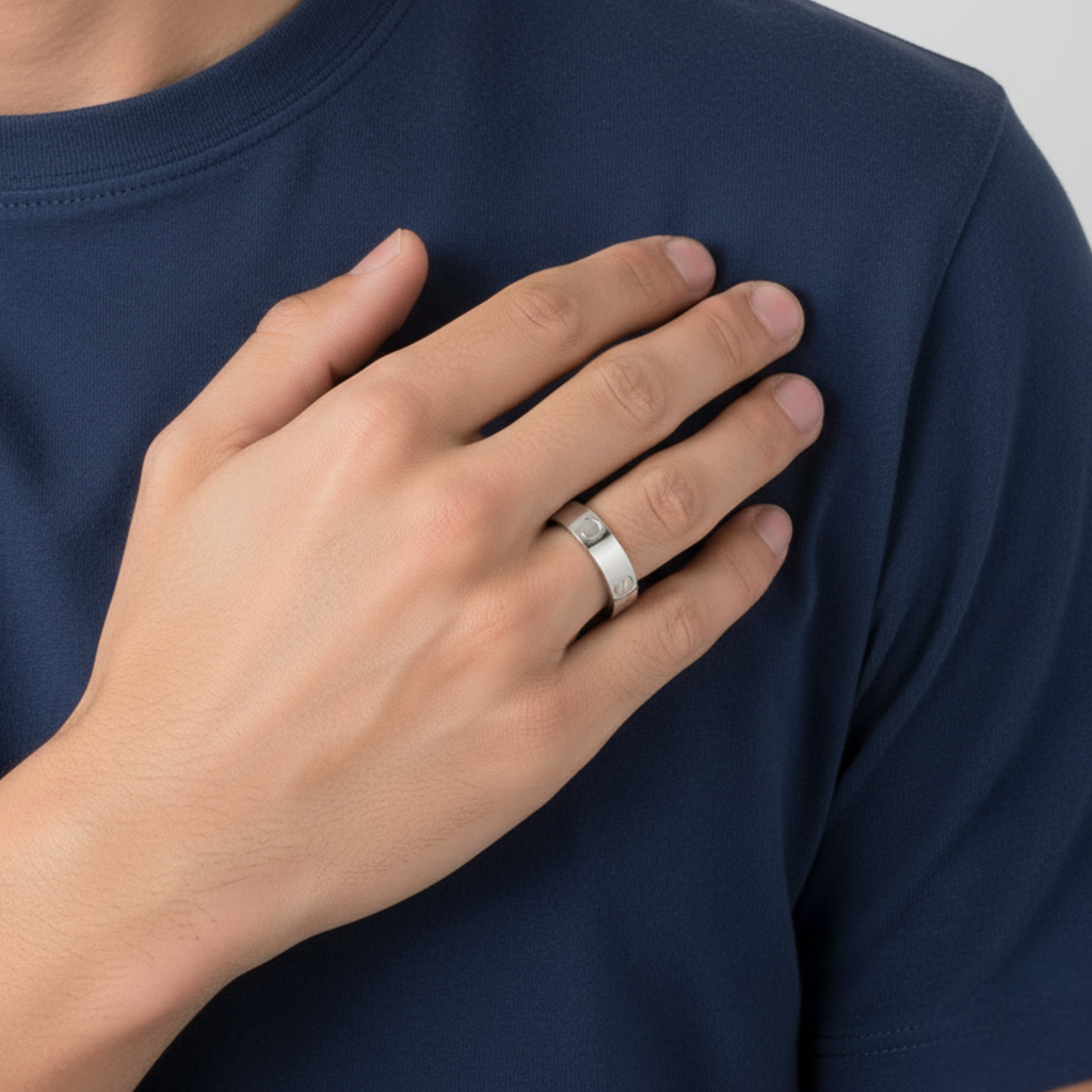 Silver Gentleman Ring For Him