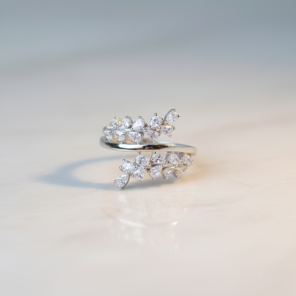 Silver Pure Poise Ring