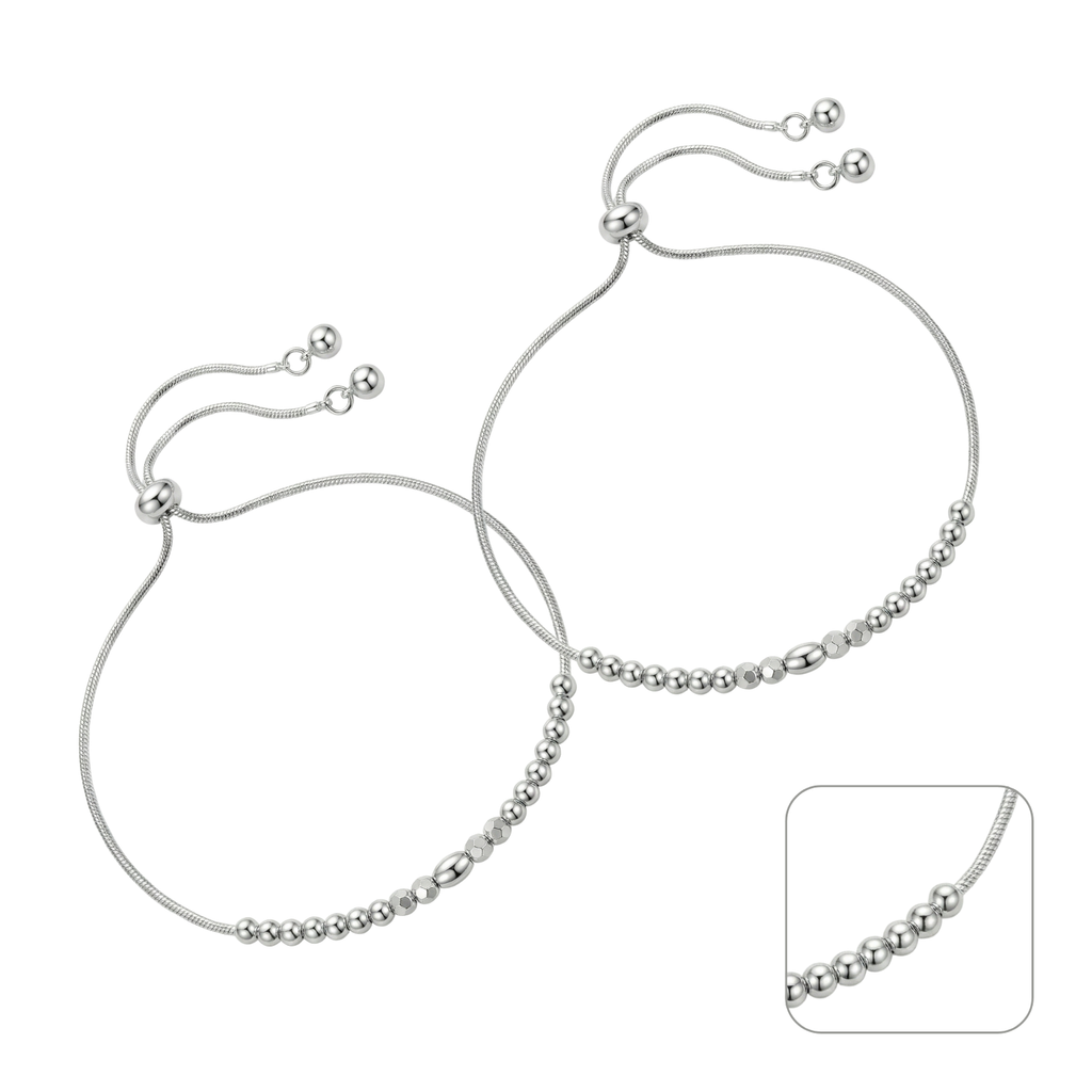 Classic Silver Adjustable Anklet