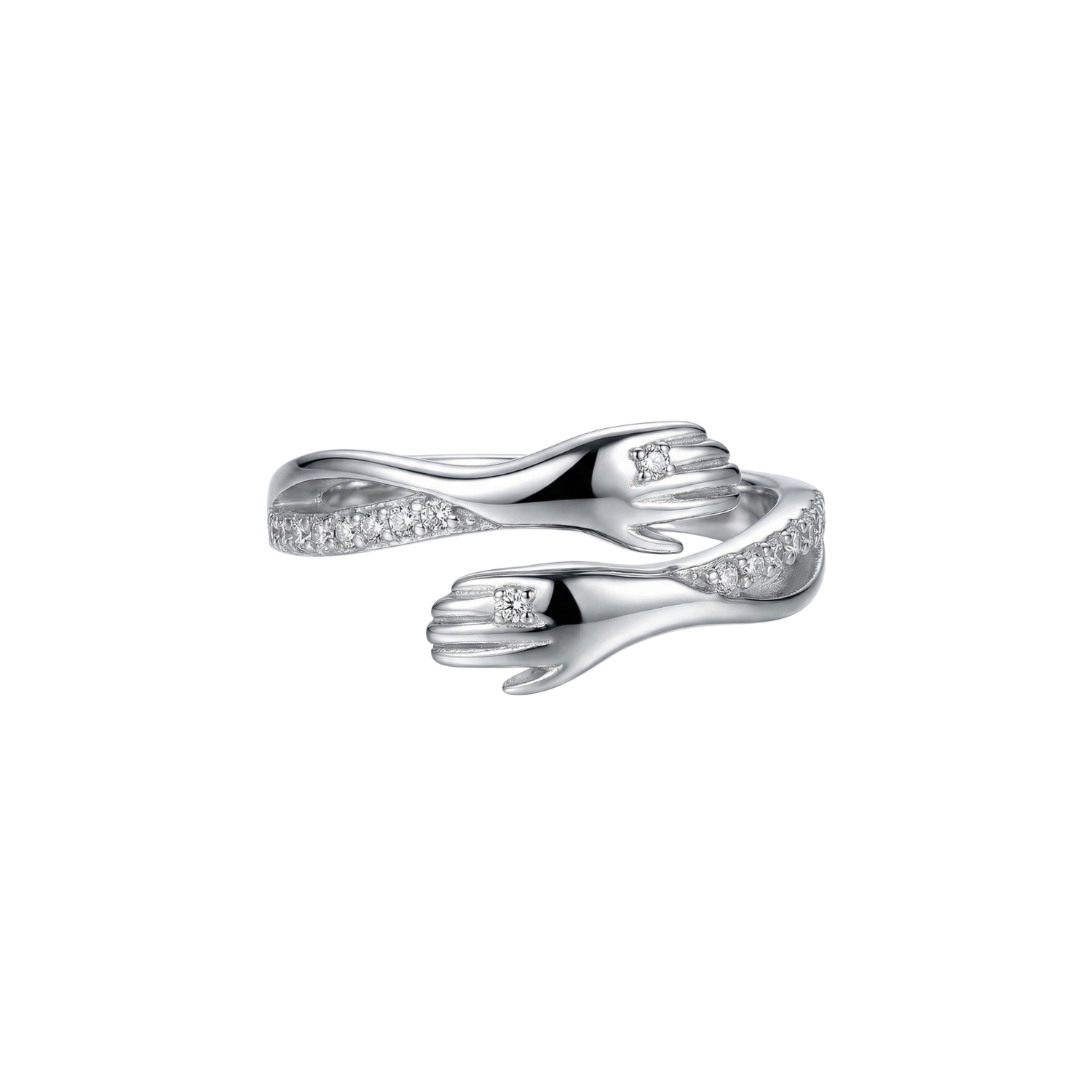 Silver Hug Ring