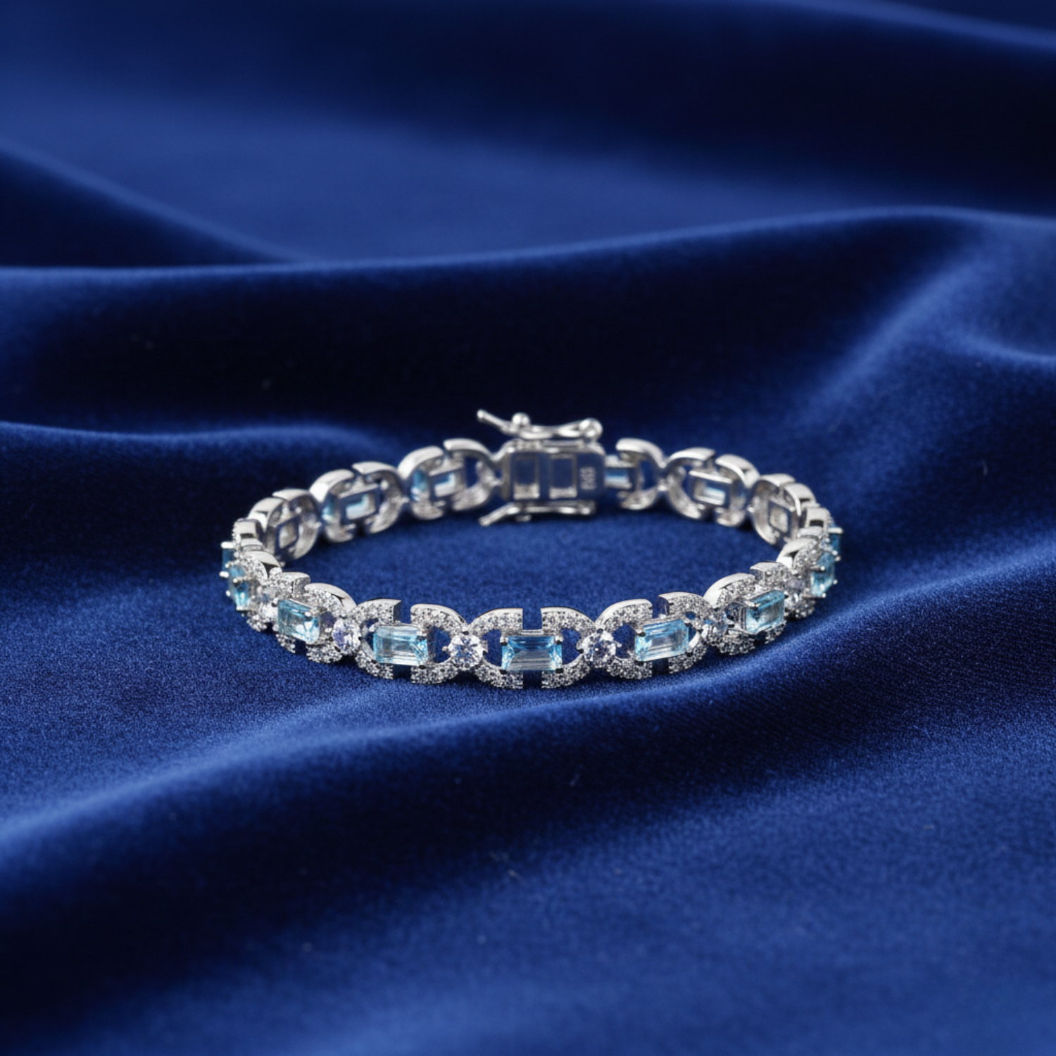 Ocean Mist Silver Bracelet
