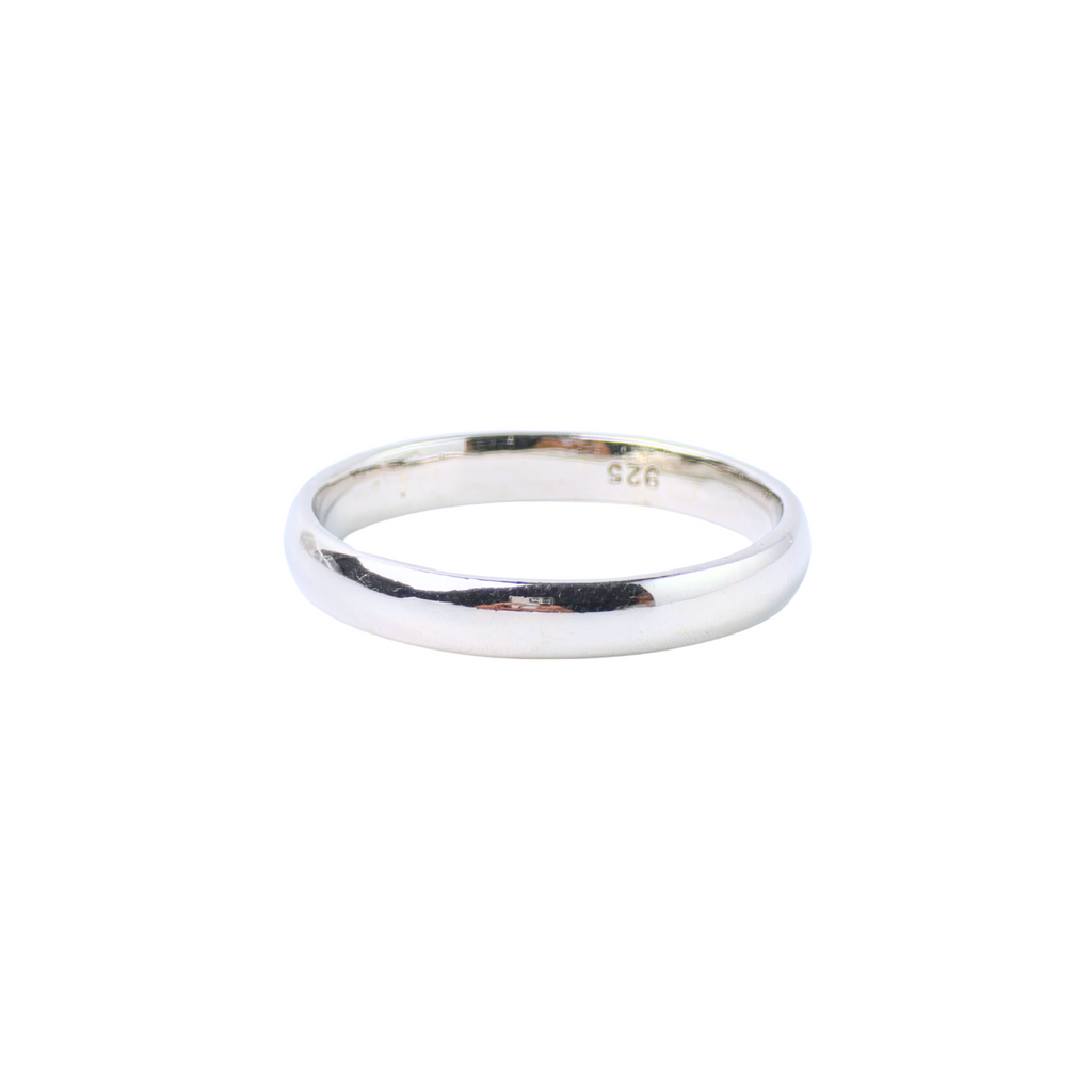 Silver Modern Class Ring For Him