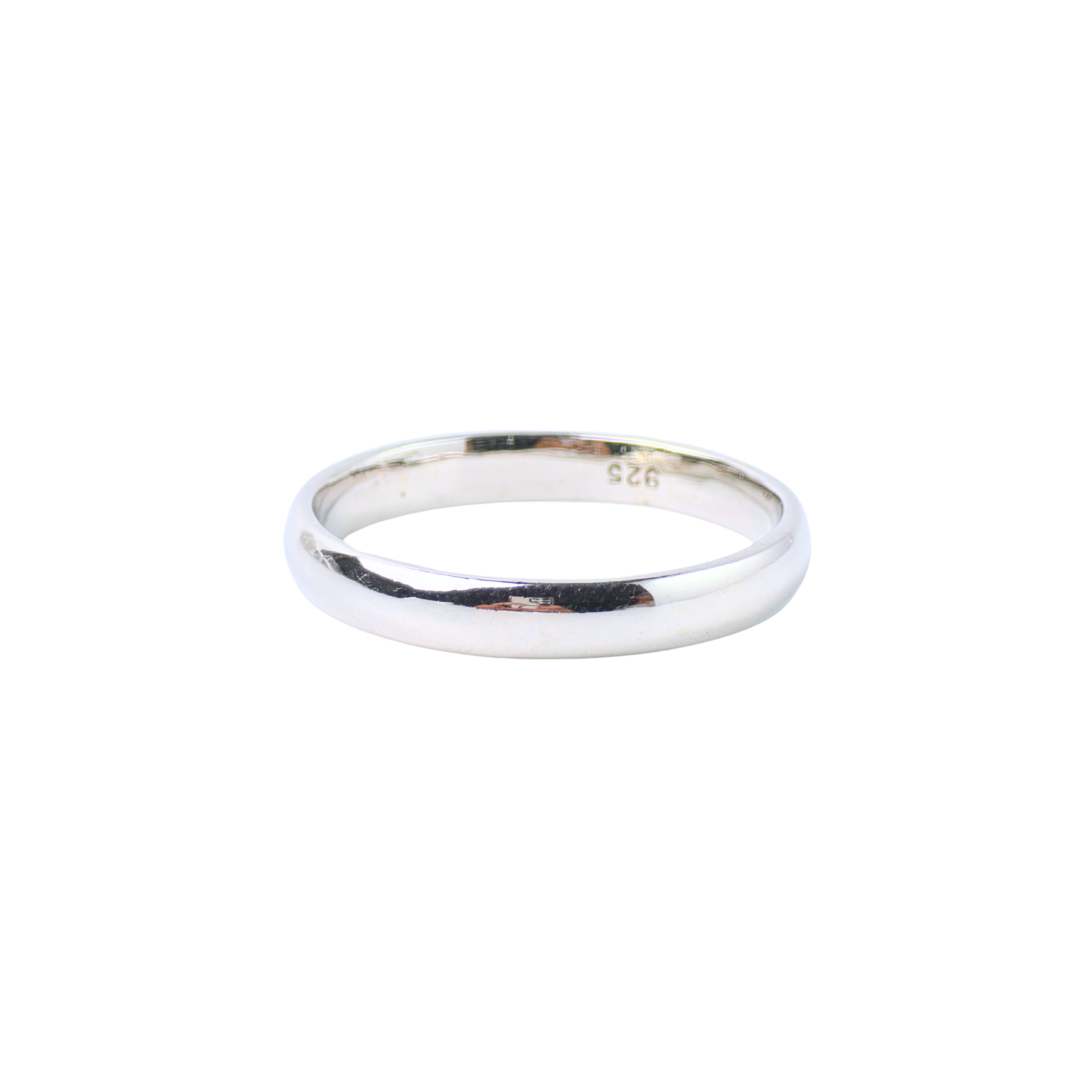 Silver Modern Class Ring For Him