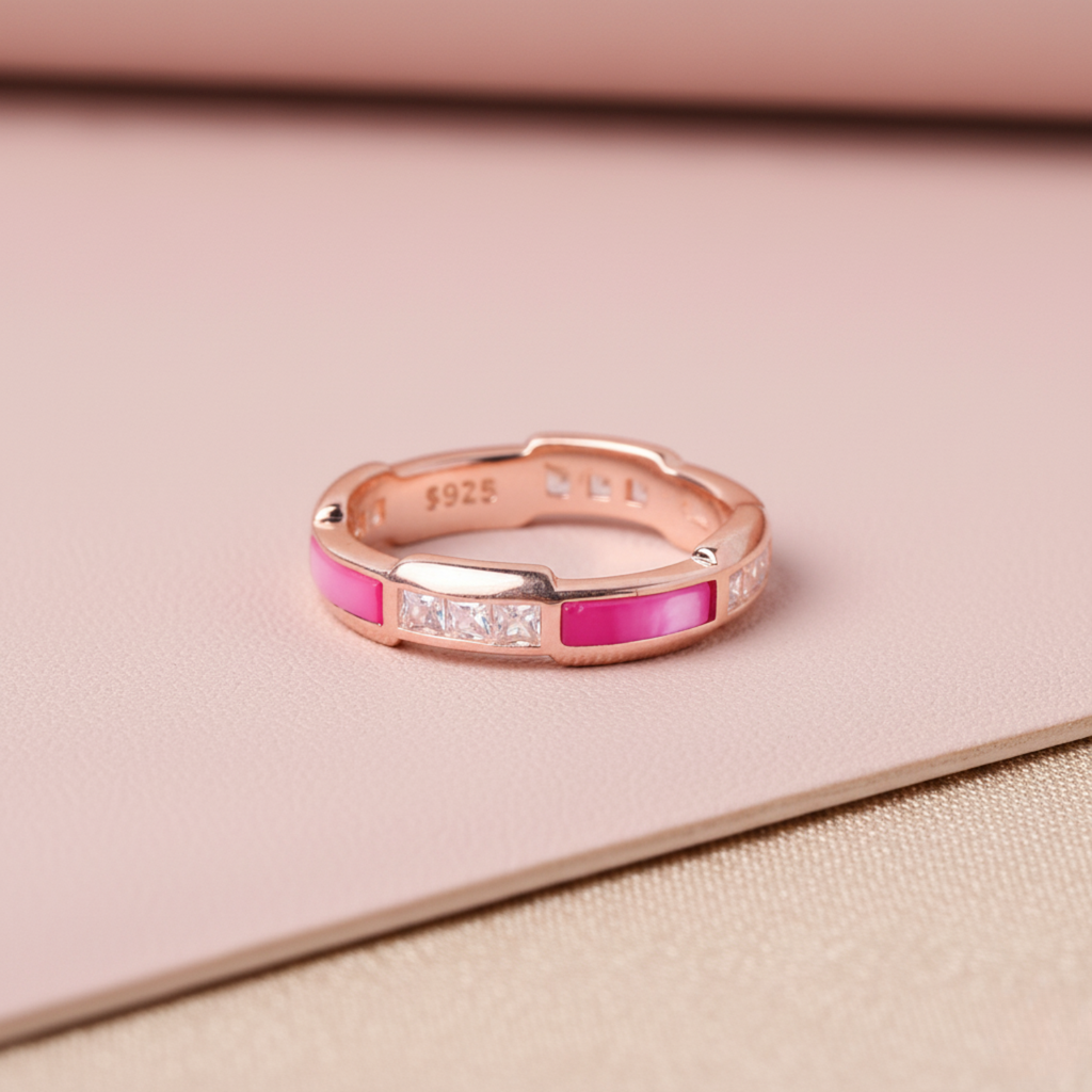 Blush & Shine Studded Ring