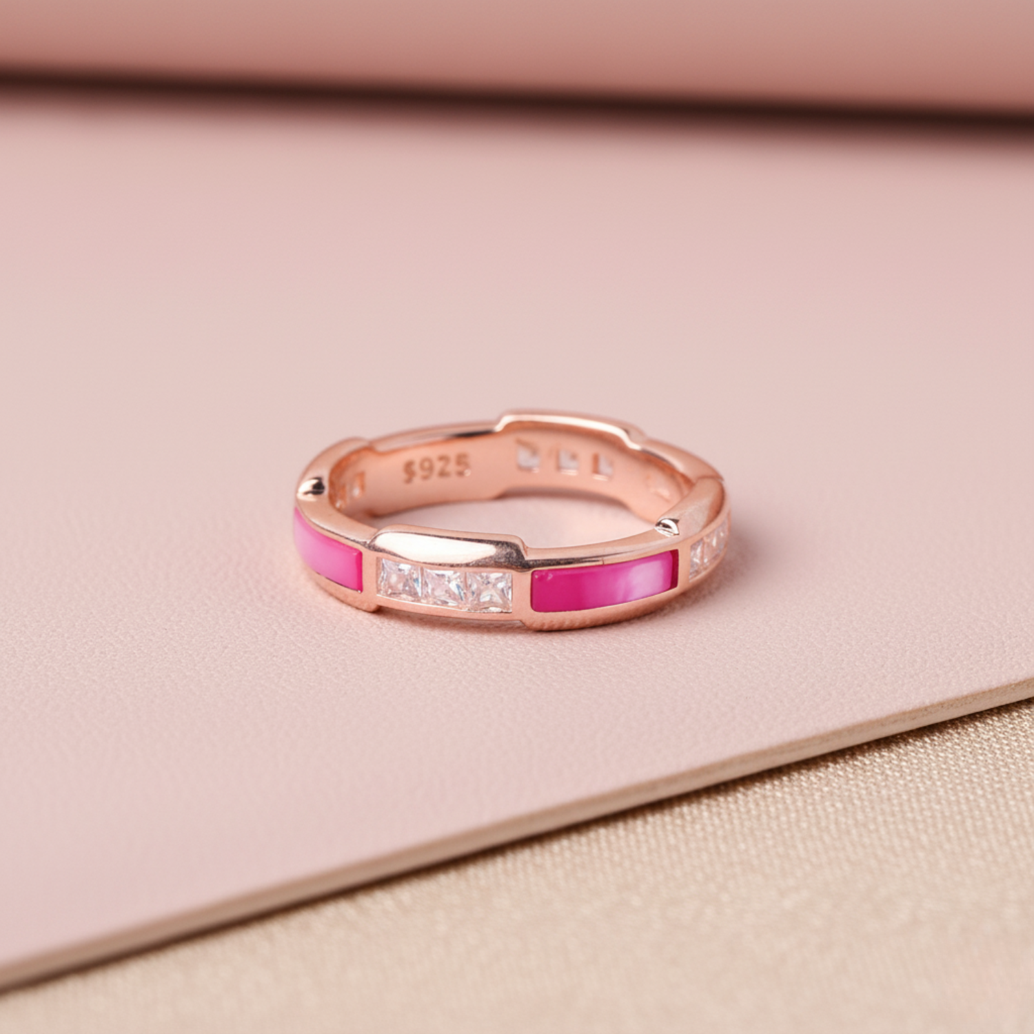 Blush & Shine Studded Ring
