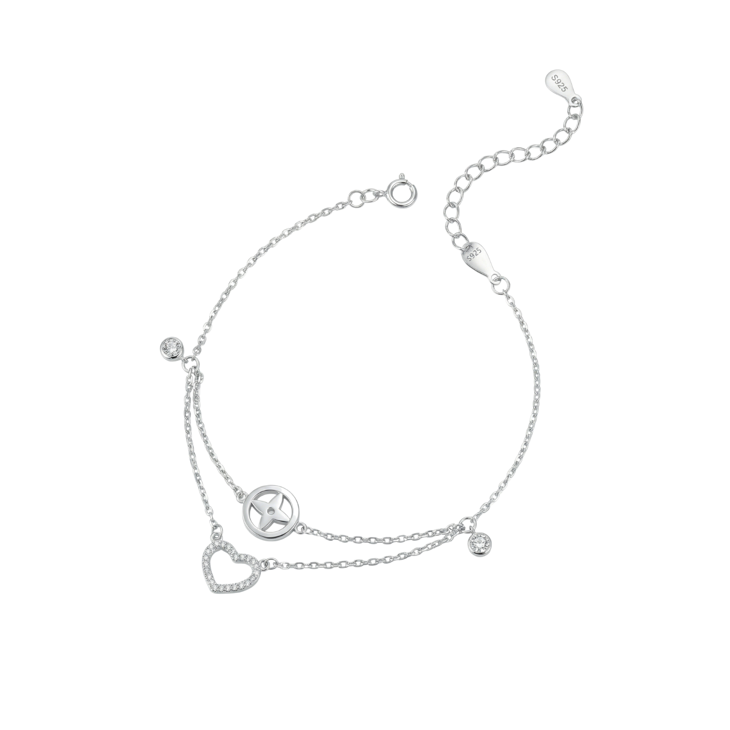 Silver Amour Love Bracelet