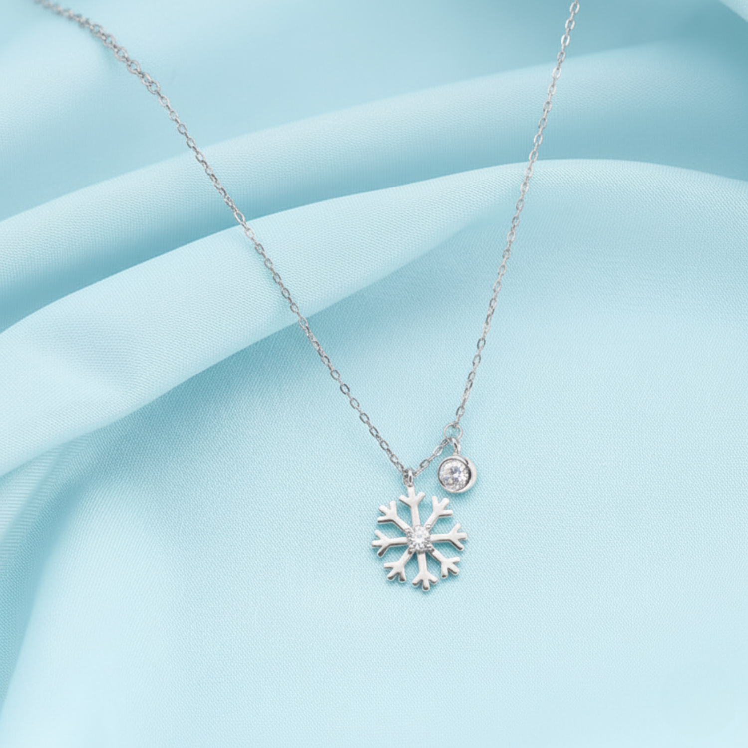 Frosty Snowflake Necklace