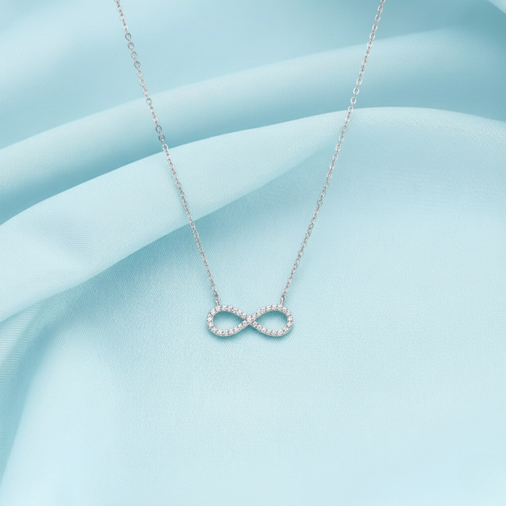 Sparkling Infinity Necklace