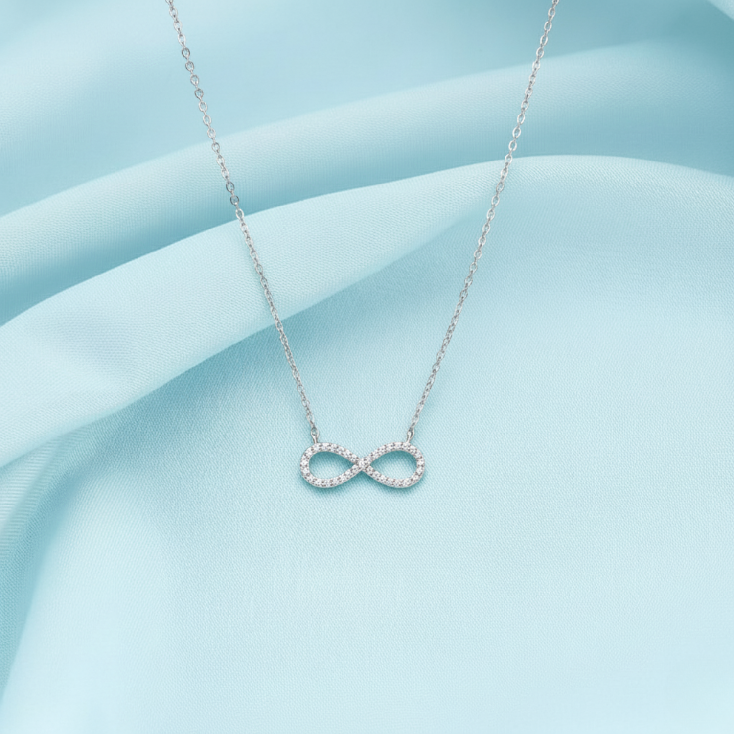 Sparkling Infinity Necklace