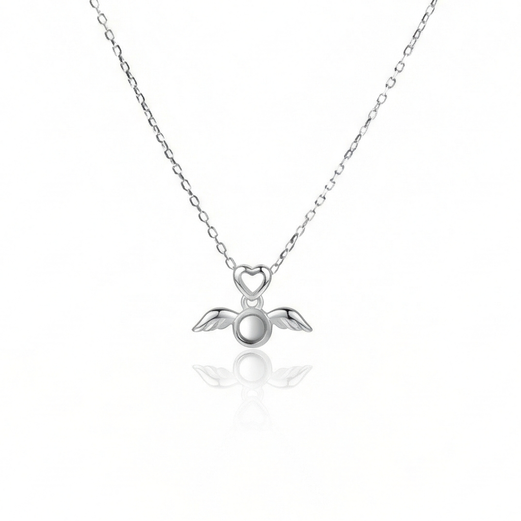 Angel Wings Silver Pendant