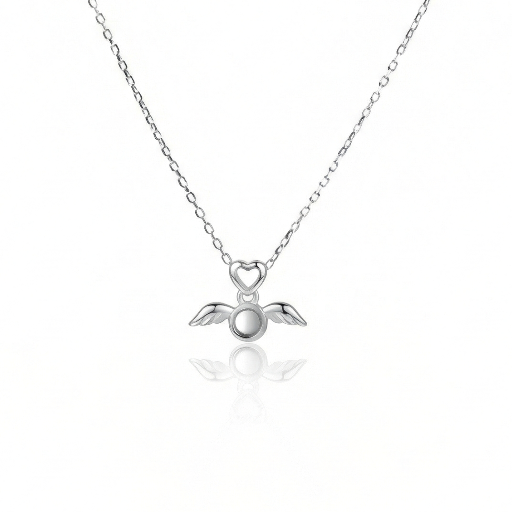 Angel Wings Silver Pendant