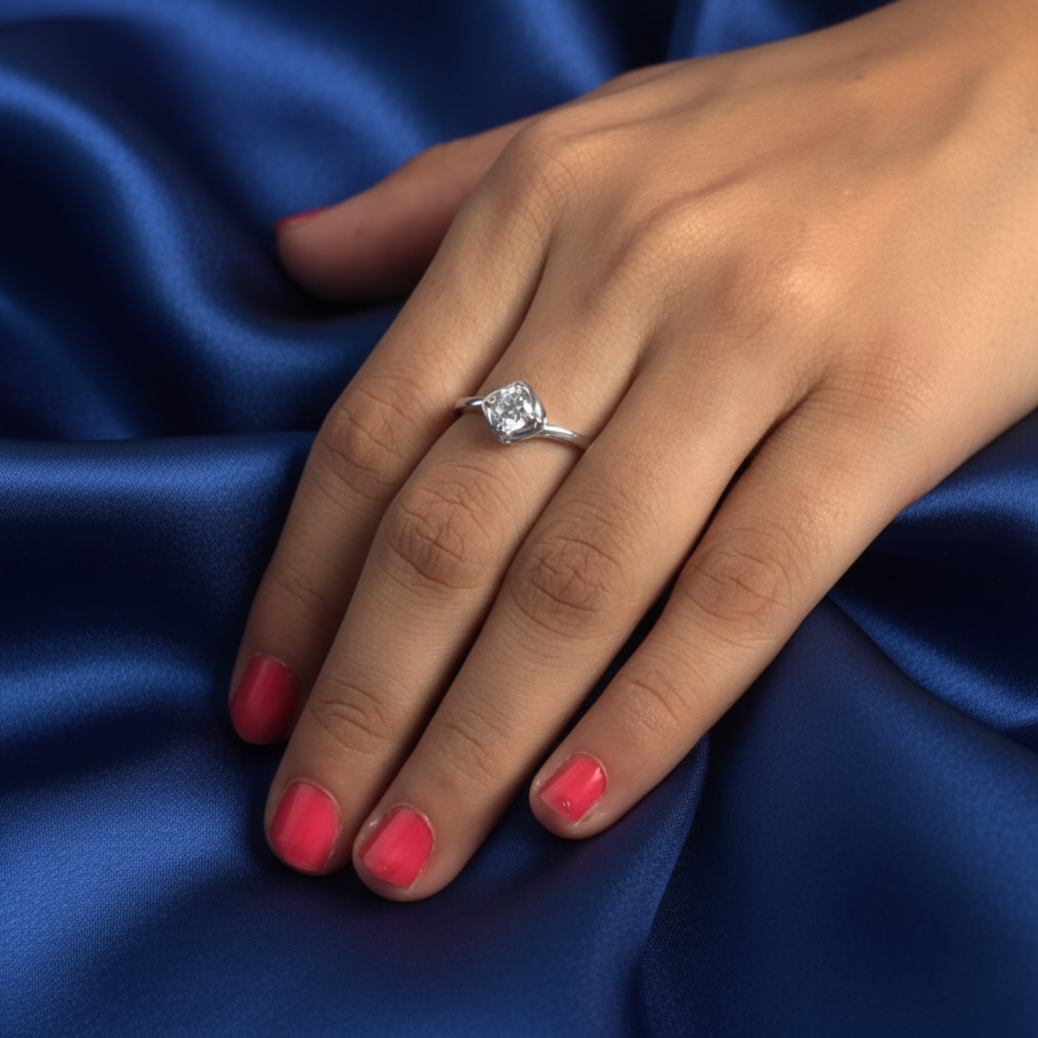 Twisted Solitaire Ring