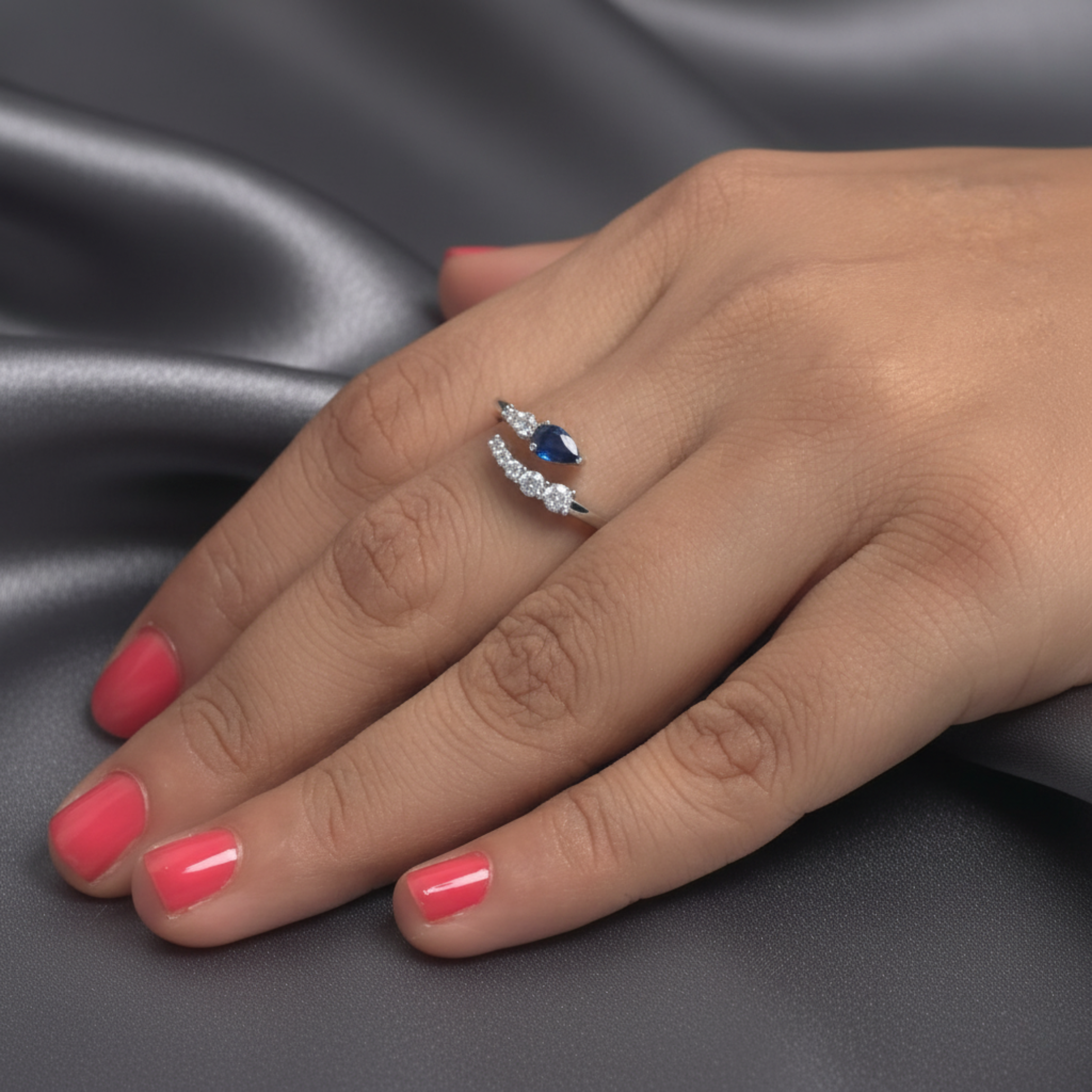 Royal Blue  Grace Ring