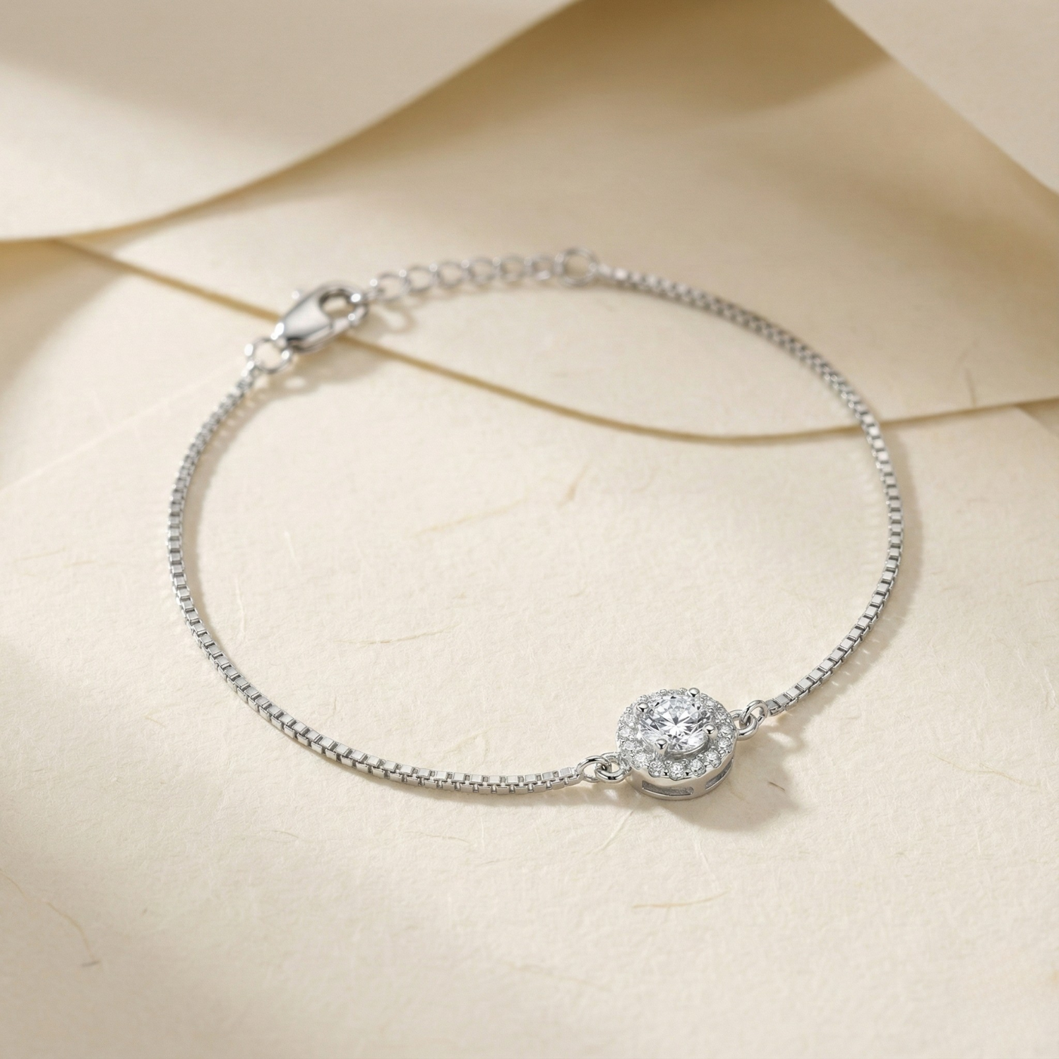 Classic Solitaire Sparkle Bracelet