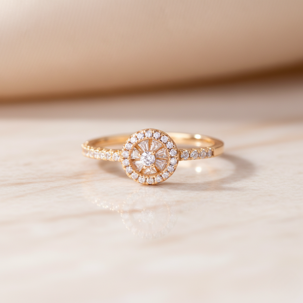 Golden Vintage Inspired Ring