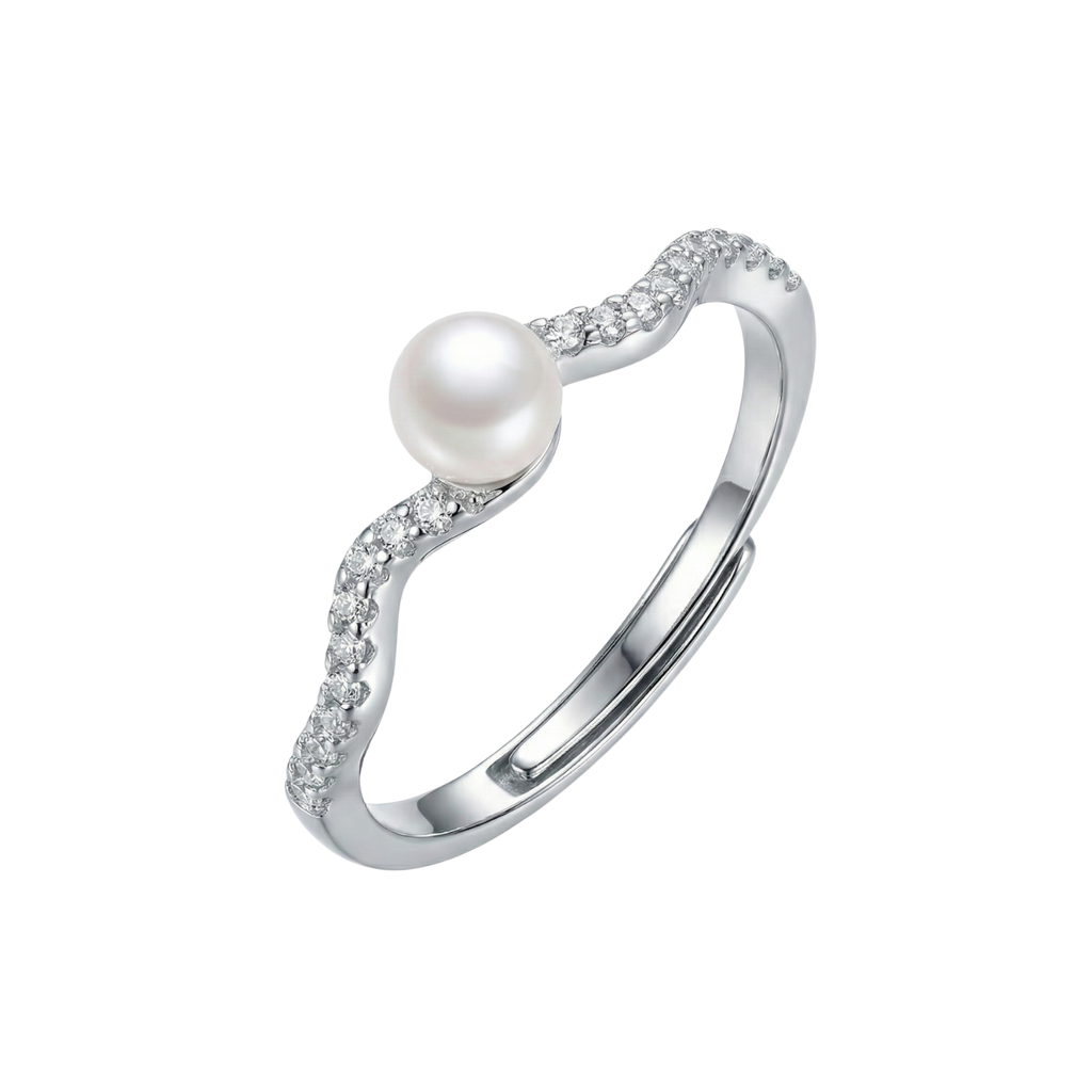 Pearl Wave Ring