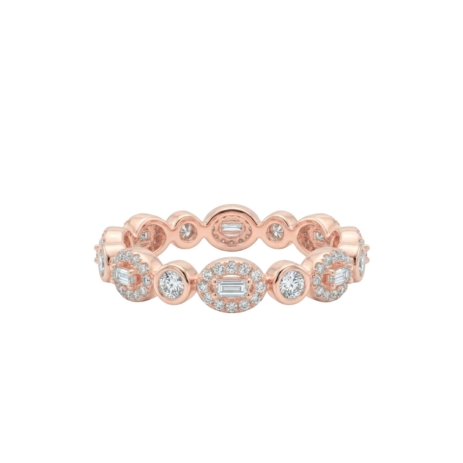 Rose Gold Eternity Ring
