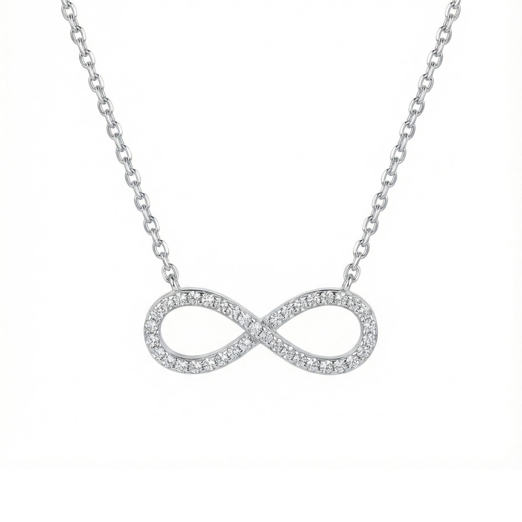 Sparkling Infinity Necklace