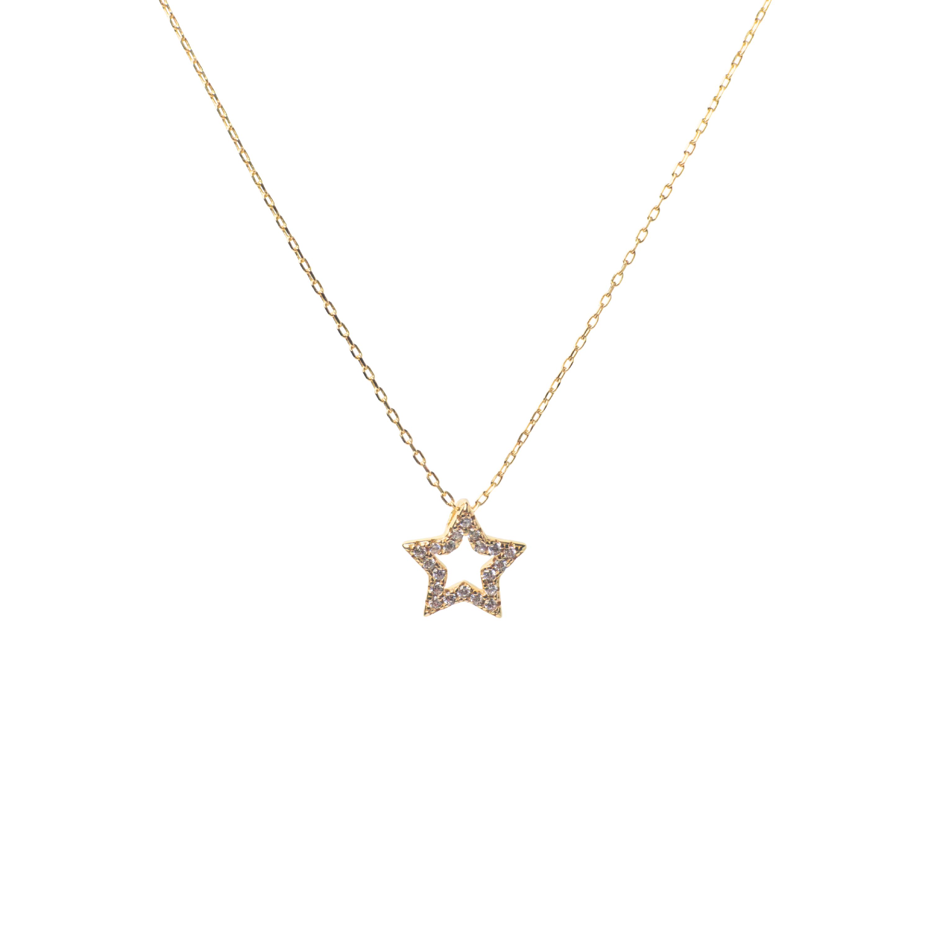 Golden Shining Star Necklace