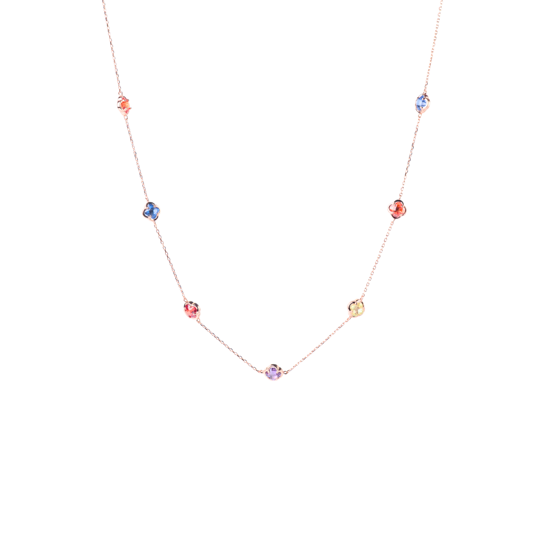 Rose Gold Vibrant Fantasy Necklace