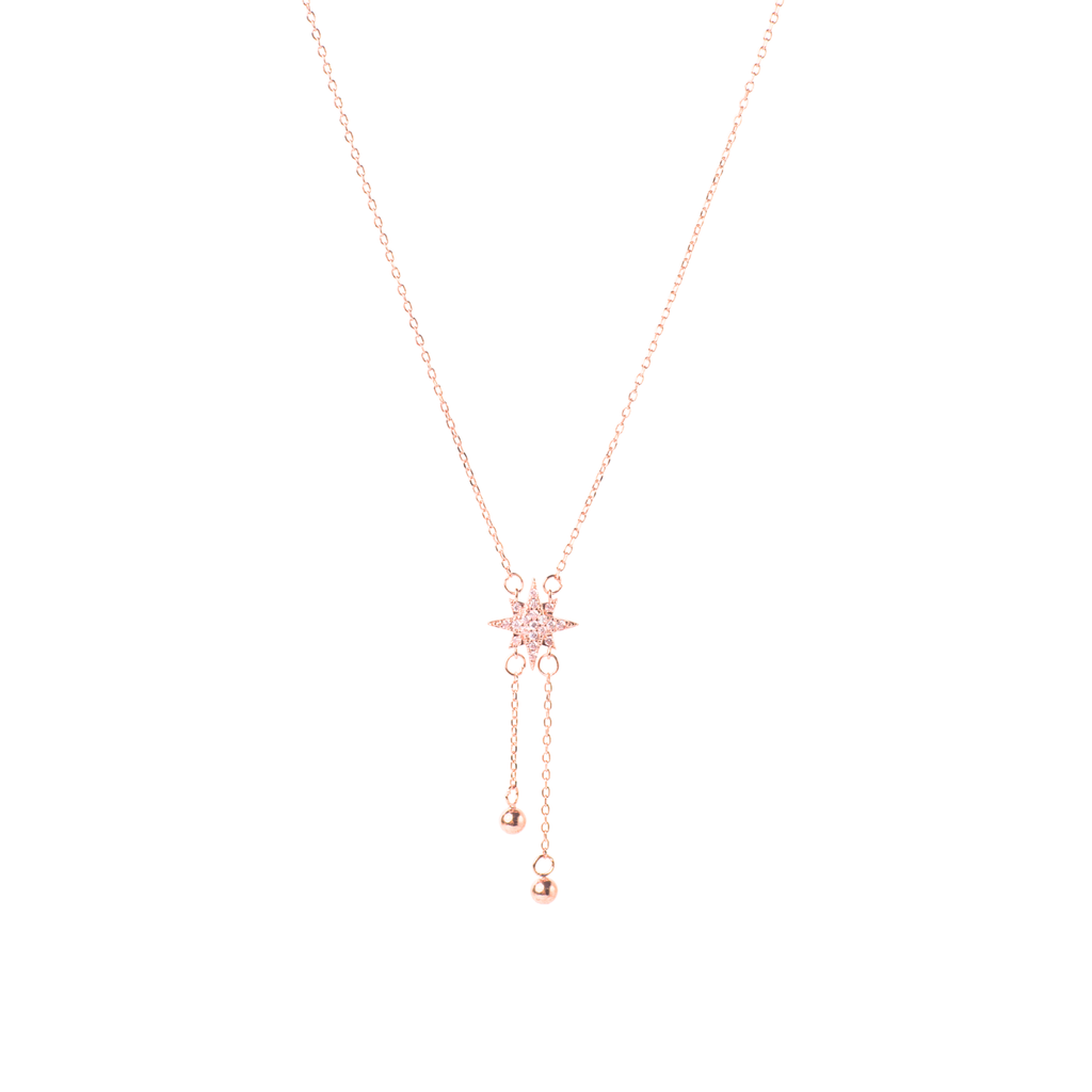 Rose Gold Star Shine Necklace