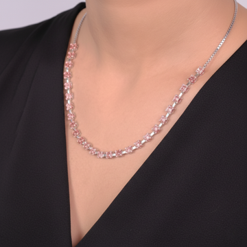 Pink Crystal Signature Necklace