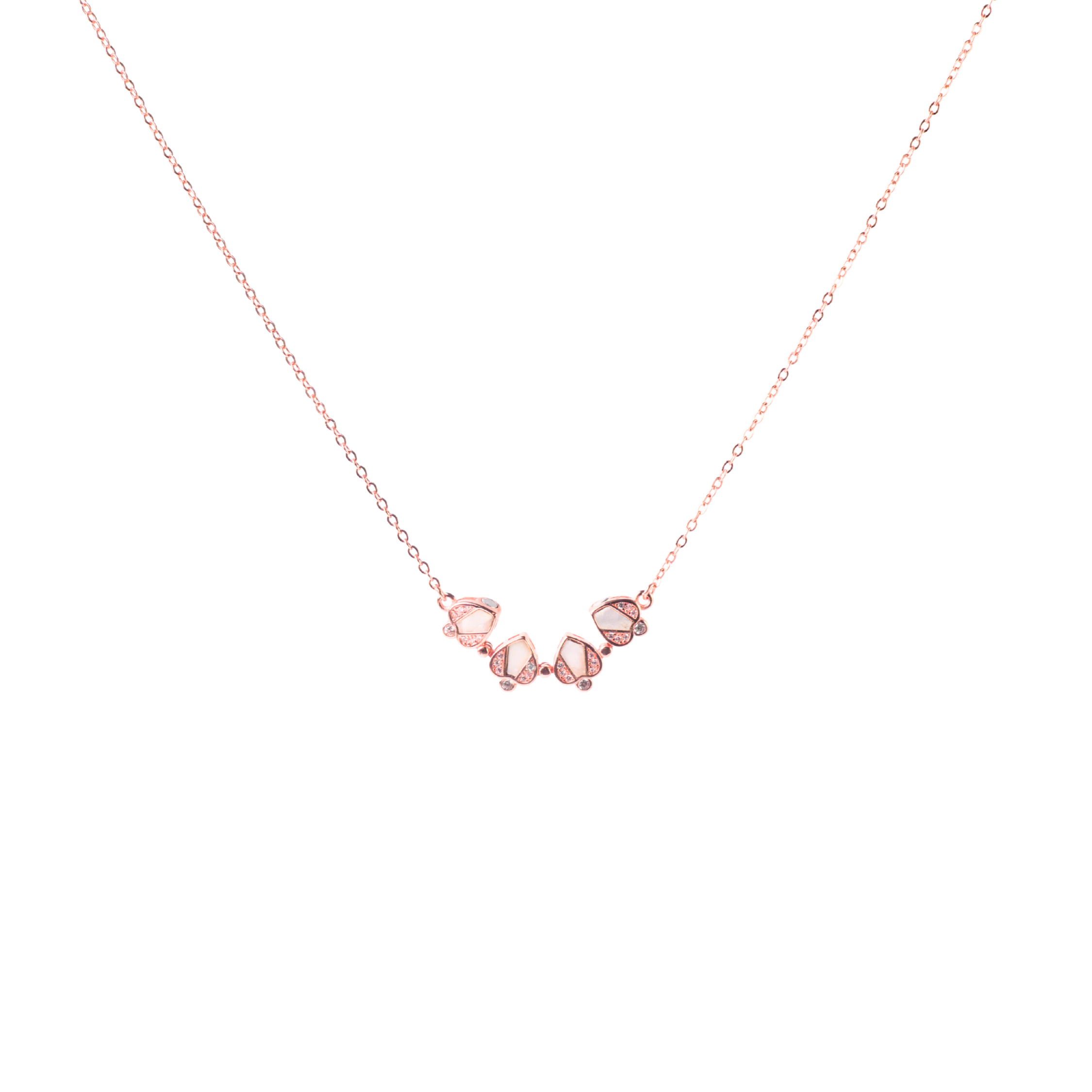 Rose Gold Heart Convertible Necklace