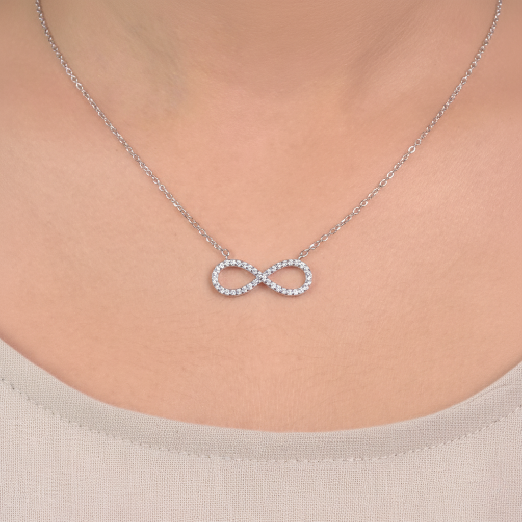 Sparkling Infinity Necklace
