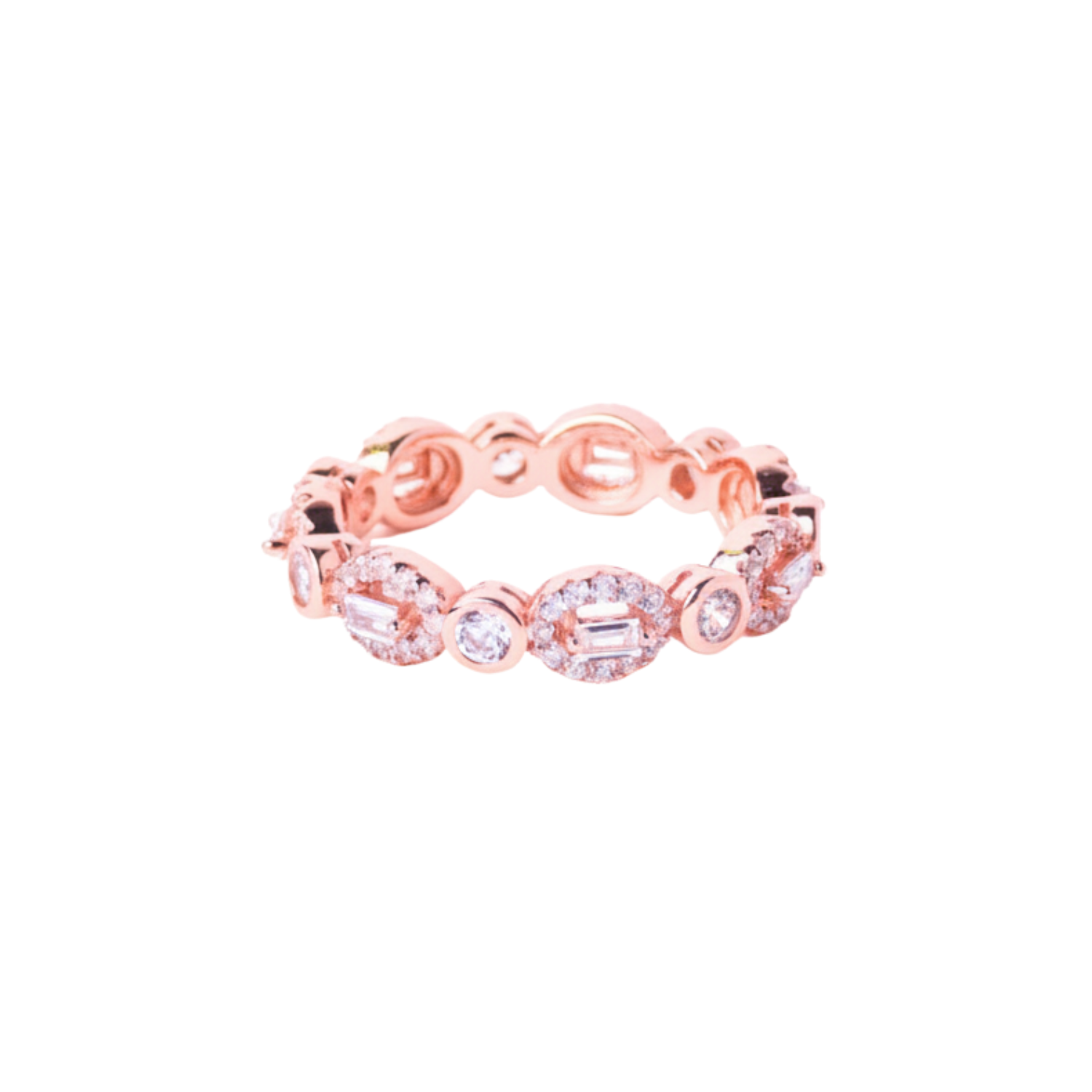 Rose Gold Eternity Ring