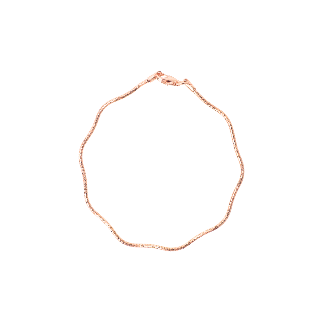 Rose Gold Eternal Wave Bracelet