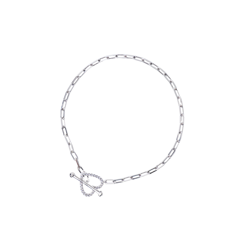 Silver chain necklace