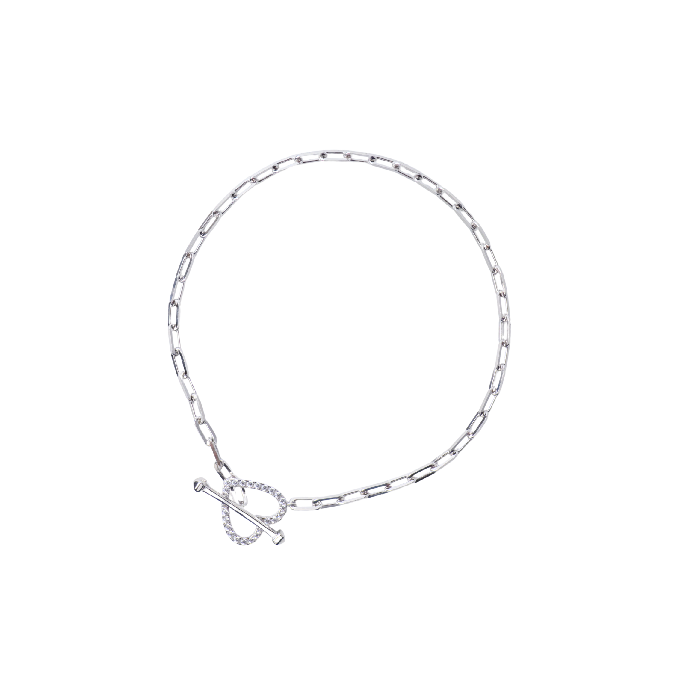 Silver chain necklace