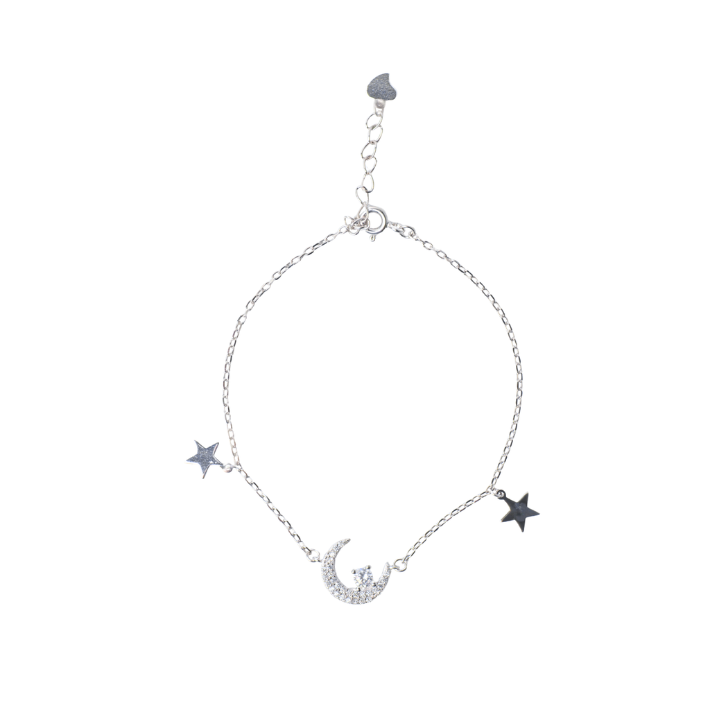 Crescent Moon and Star Bracelet