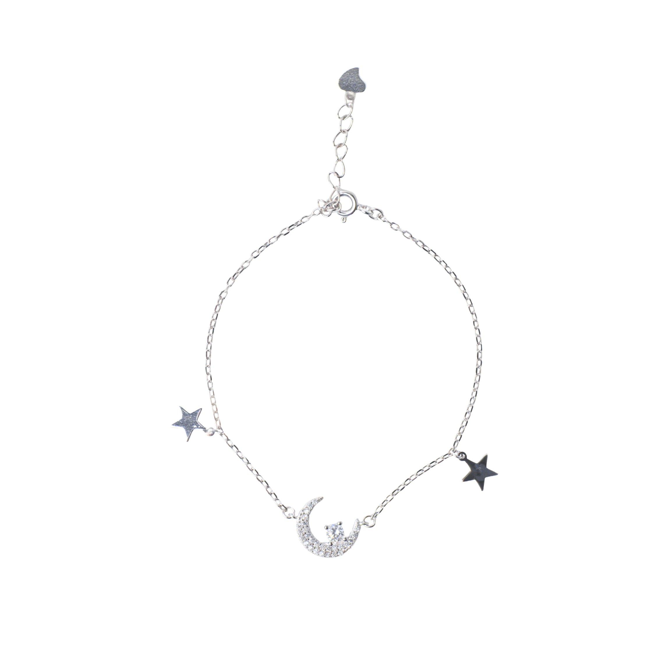 Crescent Moon and Star Bracelet