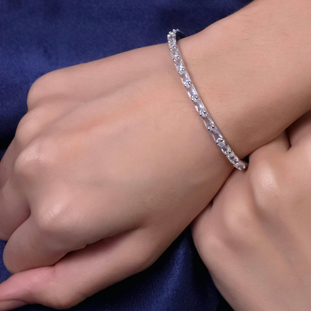 Classic Silver Studded Bracelet