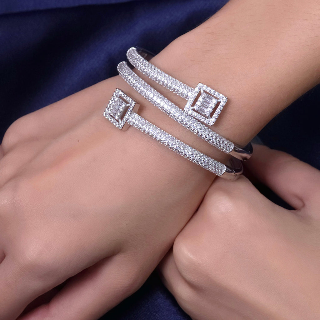 Silver Radiant Sparkle Bracelet