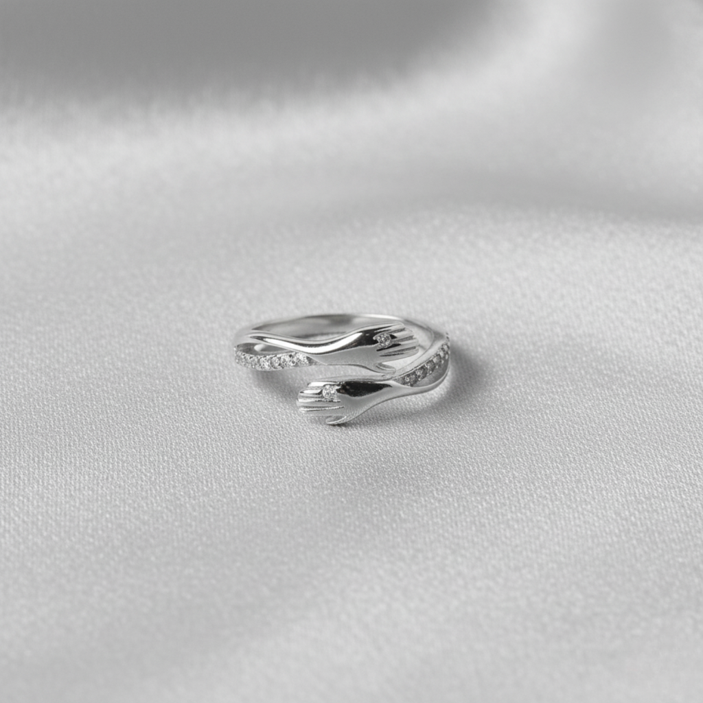Silver Hug Ring