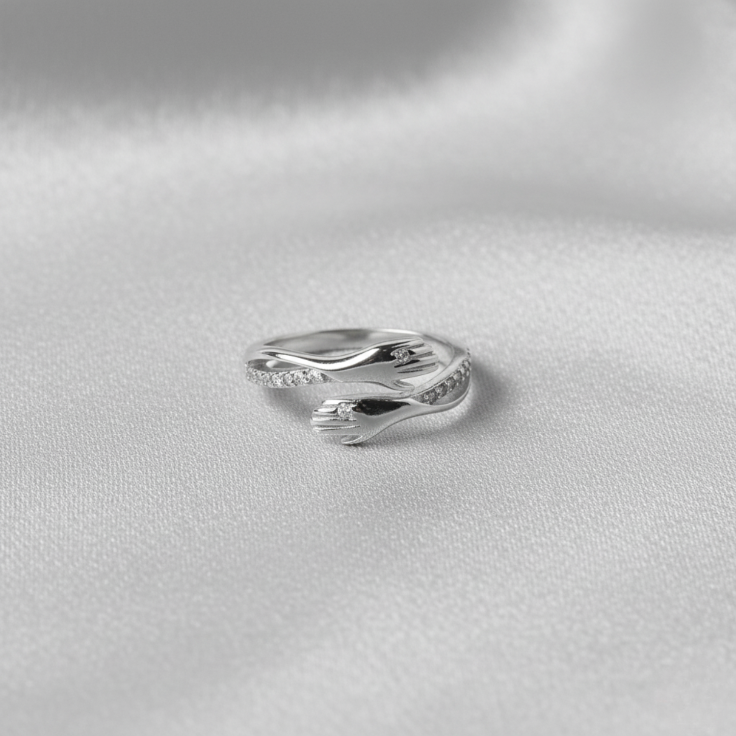 Silver Hug Ring