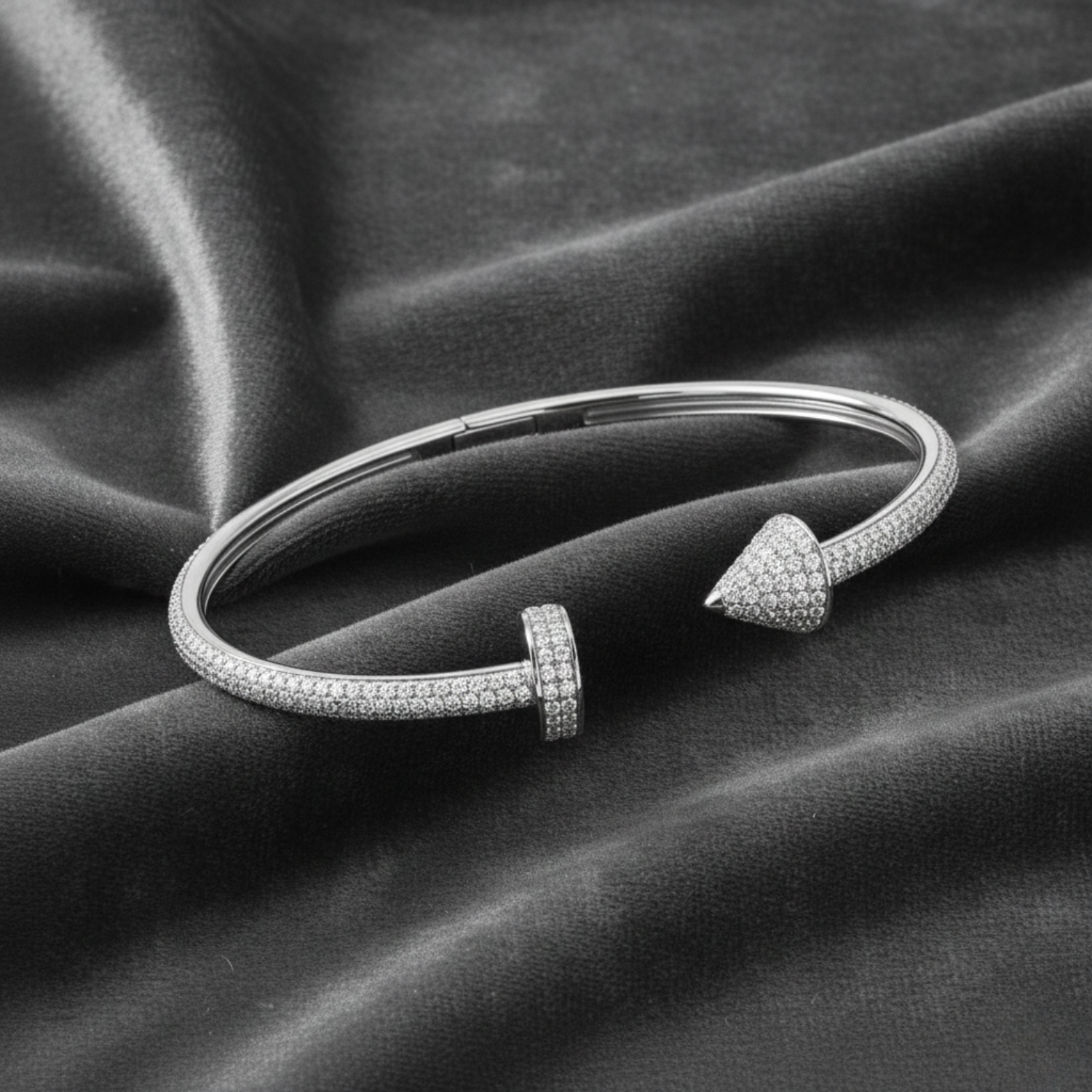 Silver Open Arrowhead Bracelet