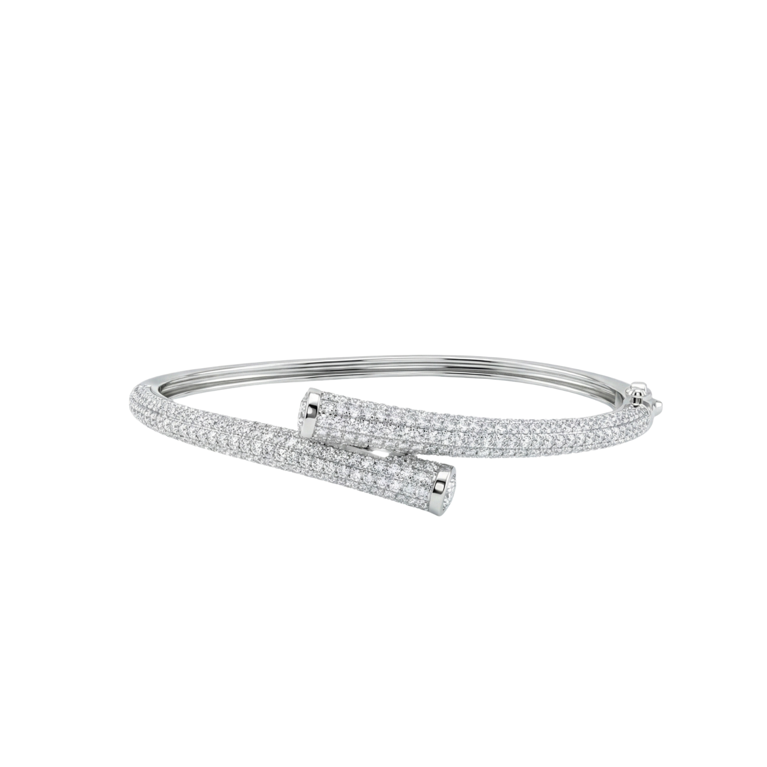 Silver Glow Crystal Bracelet