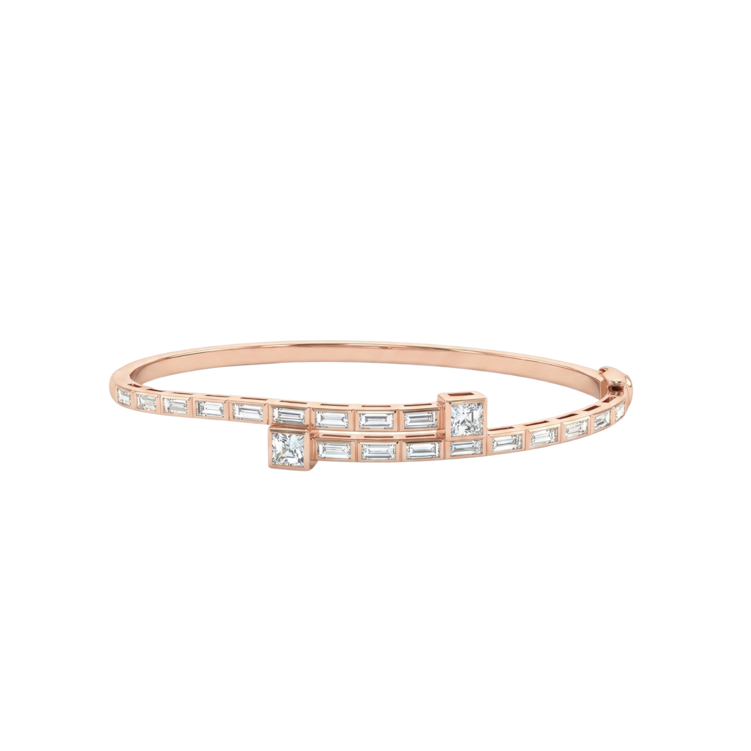 Rose Gold Classy Cube Bracelet
