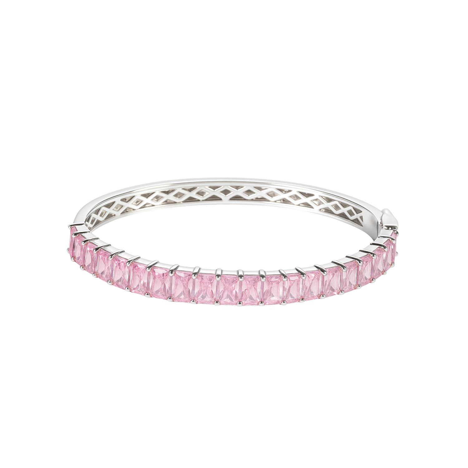 Pink Love Silver Bracelet