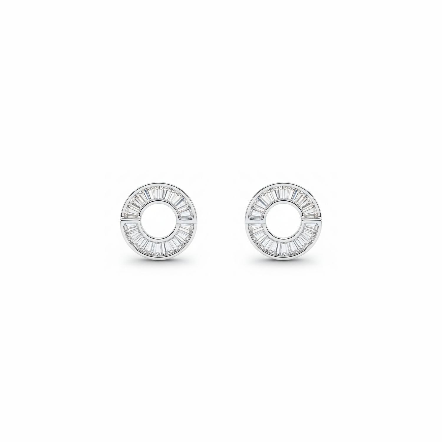 Silver Dreamy Stud Earrings