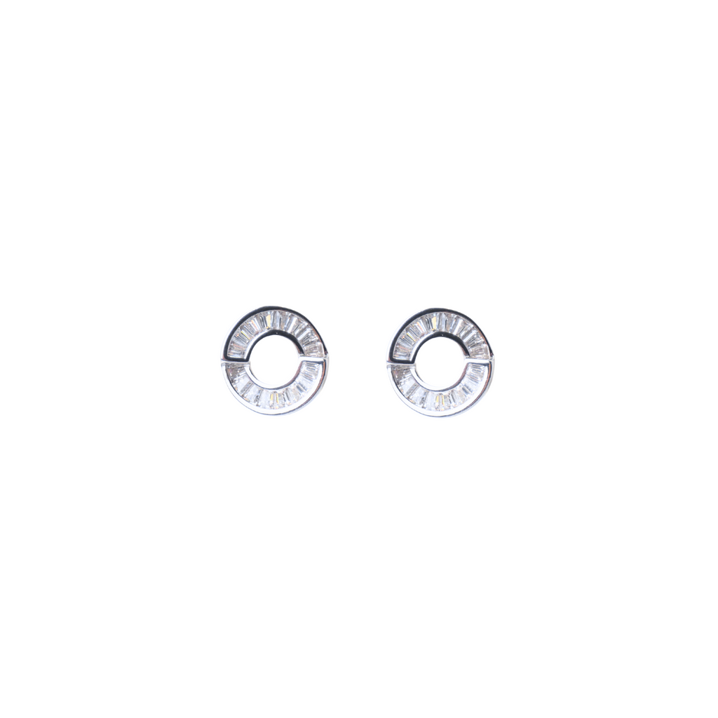 Silver Dreamy Stud Earrings
